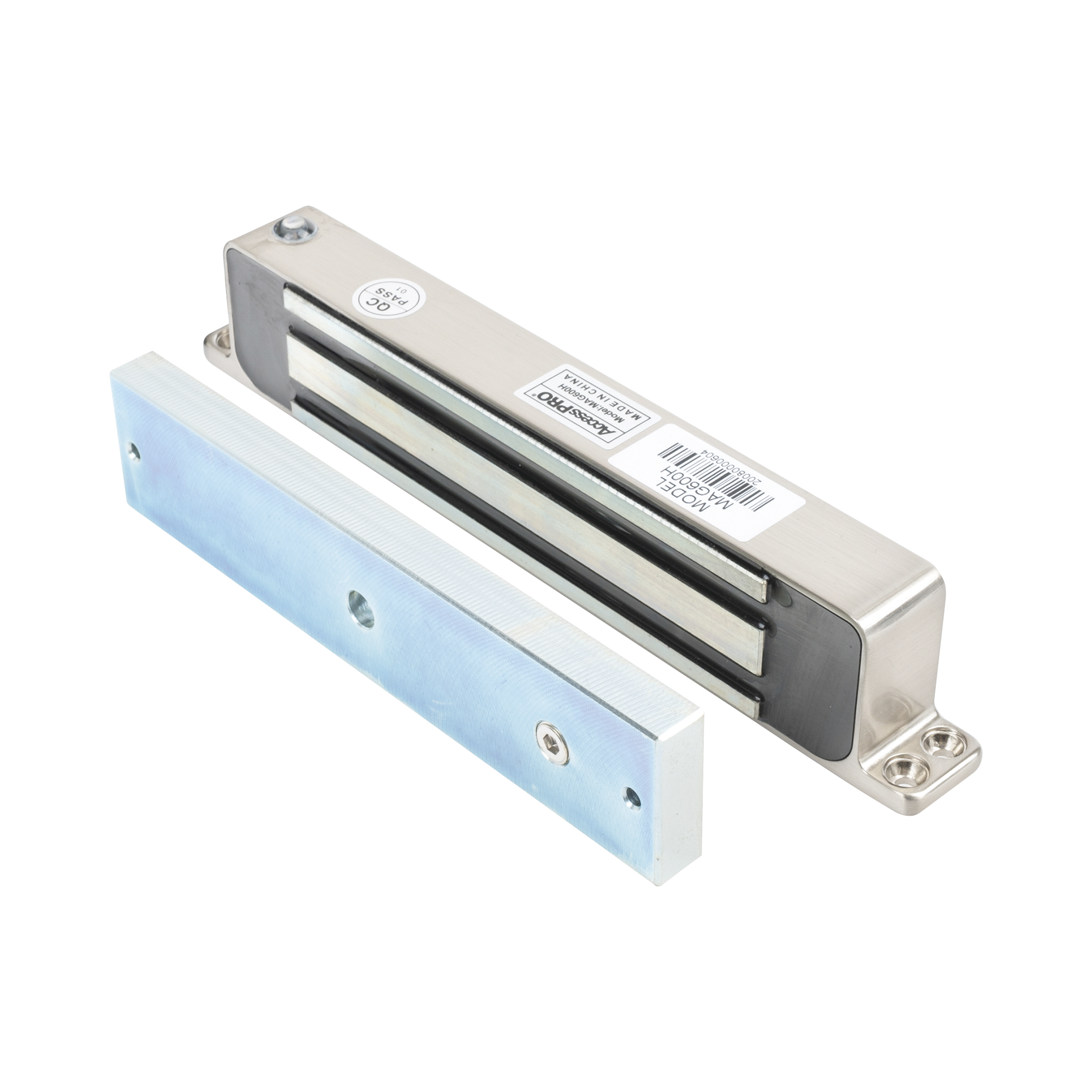 Chapa magnética 600lbs de montaje superficial para exterior IP68 ACCESSPRO MAG600H