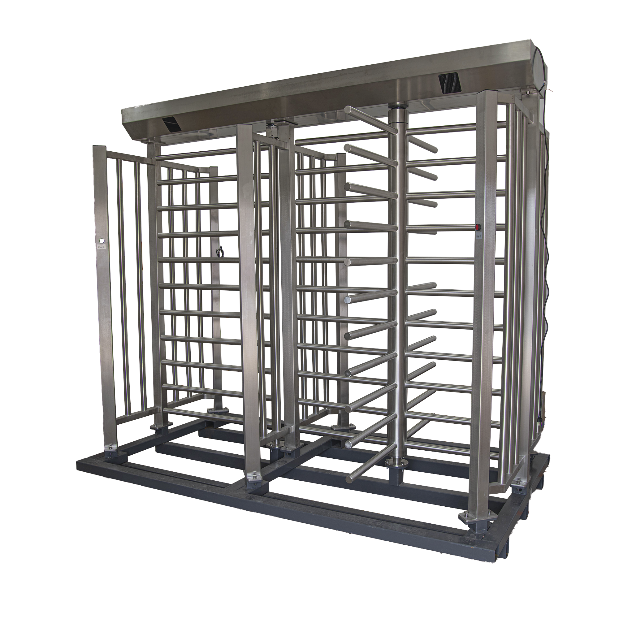 Torniquete De Paso Doble de Cuerpo Completo con Puerta Lateral y Rehilete de Acceso ACCESSPRO XTD-100
