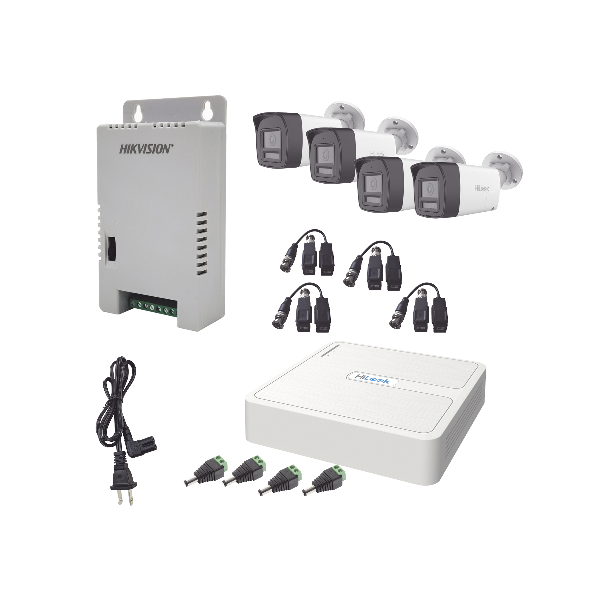 Kit HiLook Audio Bidireccional TurboHD 1080p HiLook by HIKVISION HL-1080P-4B-TWA