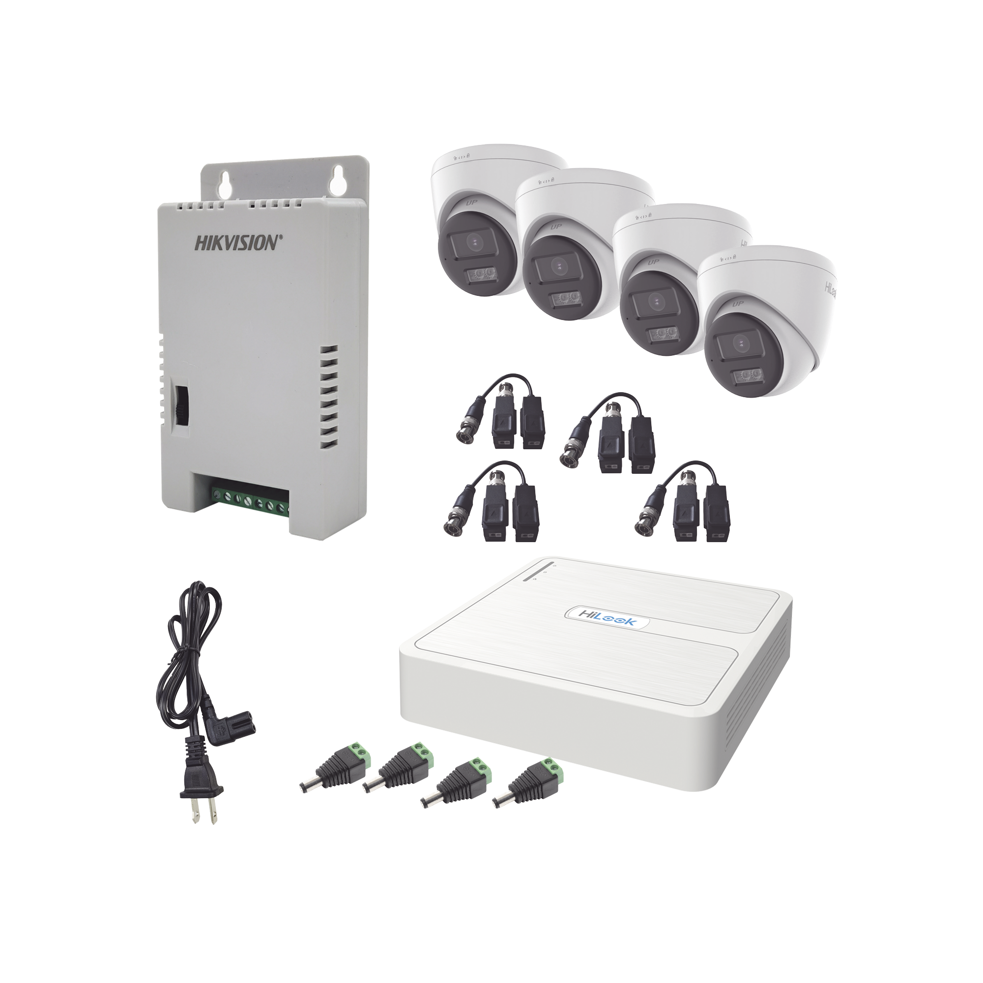 Kit HiLook Audio Bidireccional TurboHD 1080p HiLook by HIKVISION HL-1080P-4E-TWA