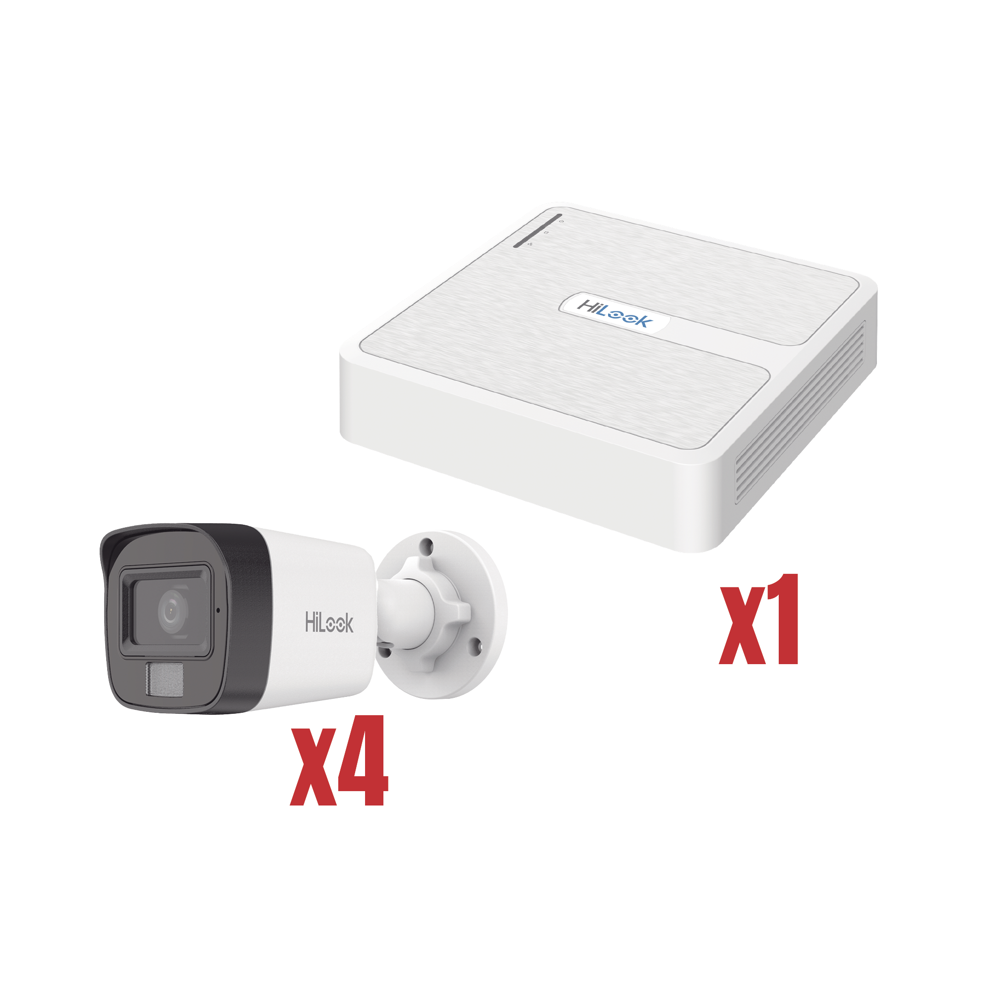 Kit IP 4Megapixel HiLook by HIKVISION KIP2MP/4B