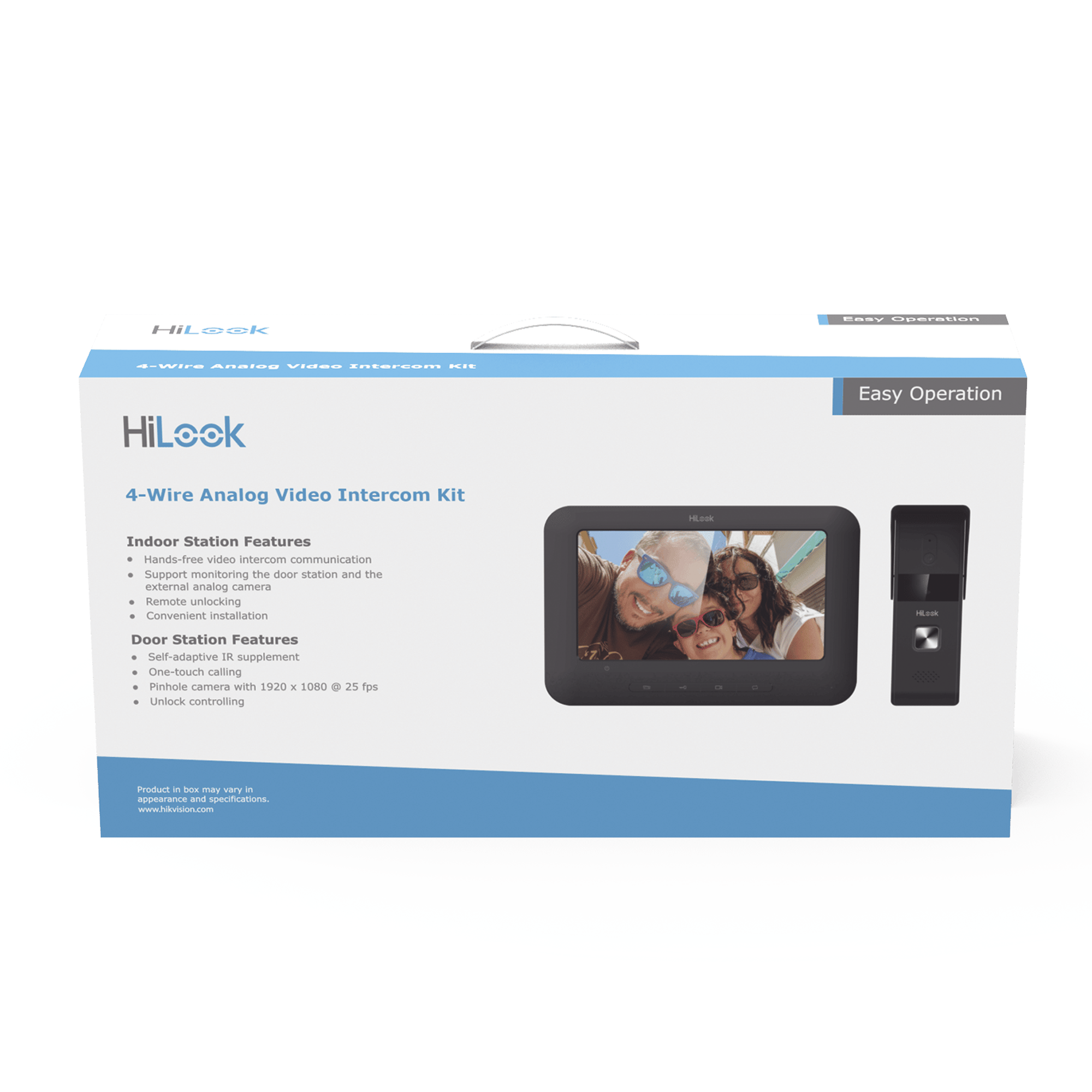 Kit de Videoportero Analógico con Pantalla LCD a Color de 7" HiLook by HIKVISION VI-K13P