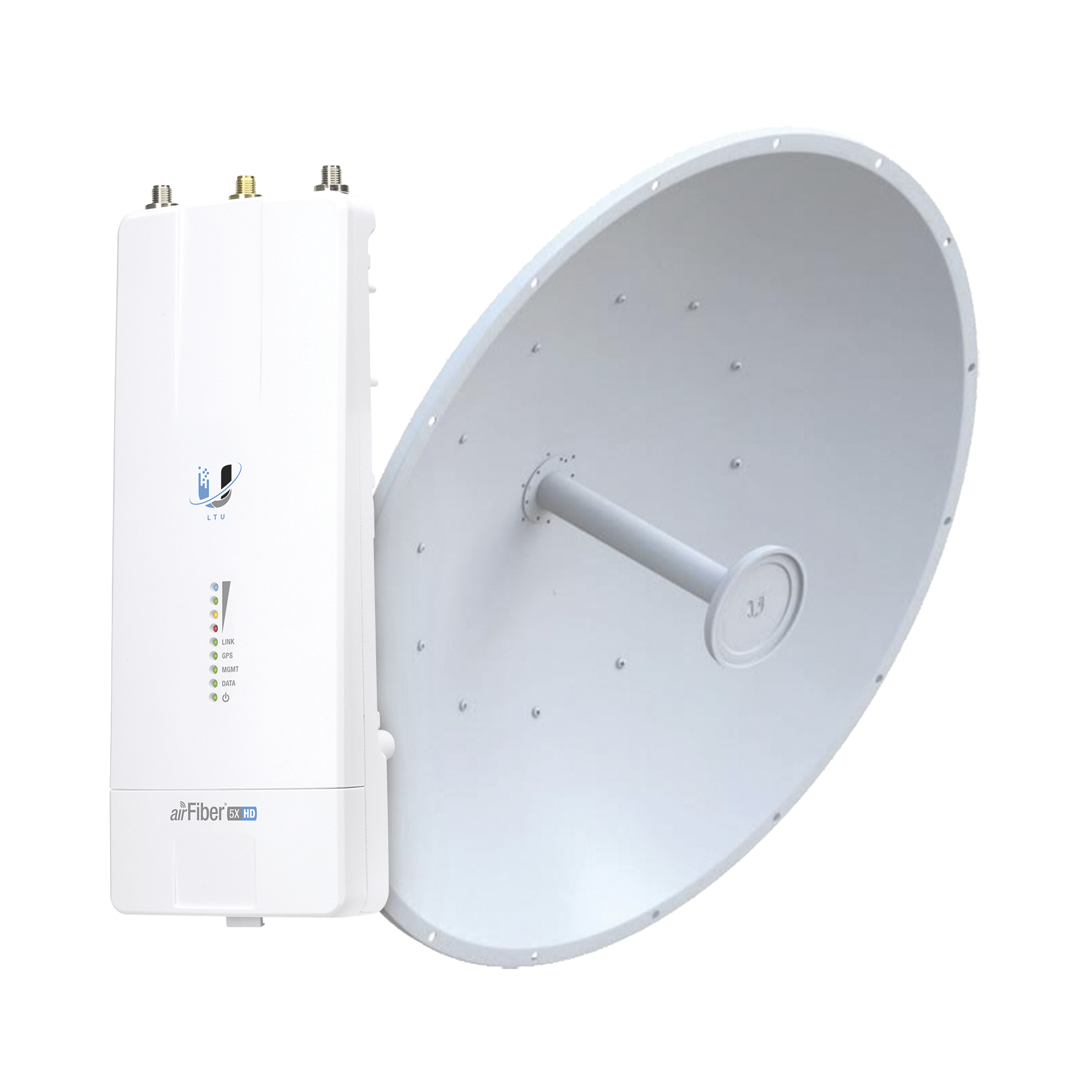 Airfiber Kit AF5X-HD con Antena Fiber 34 dBi Slant-45 UBIQUITI AF5X-HD-34-S45