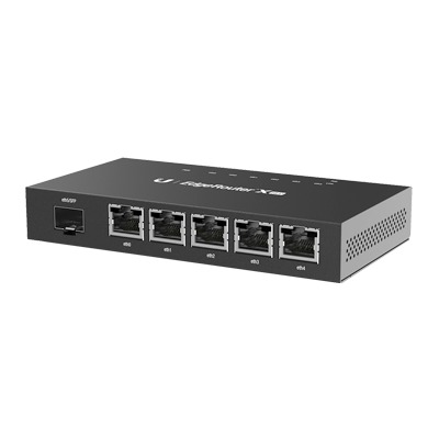 EdgeRouter X SFP de 5 puertos Gigabit + 1 puerto SFP con funciones avanzadas de ruteo UBIQUITI ER-X-SFP