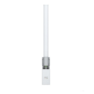 Antena omnidireccional, potente cobertura de 360°, doble polaridad MIMO 2x2, frecuencia 5 GHz (5.45-5.85 GHz) de 13 dBi UBIQUITI AMO-5G13