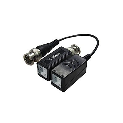 Kit de Transceptores (Baluns) con Terminal PUSH SUPERIOR, Resolución 4K , Cable flexible COAXIAL Blindado EPCOM TITANIUM TT-101-F-TURBO