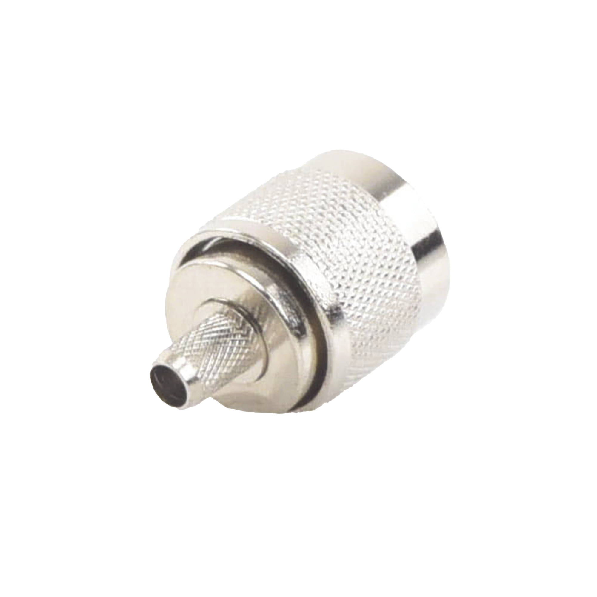 Conector N Macho para 75 Ohm de Anillo Plegable para Cable RG-59, Niquel/Oro/Teflón EPCOM TITANIUM TT-CON-532