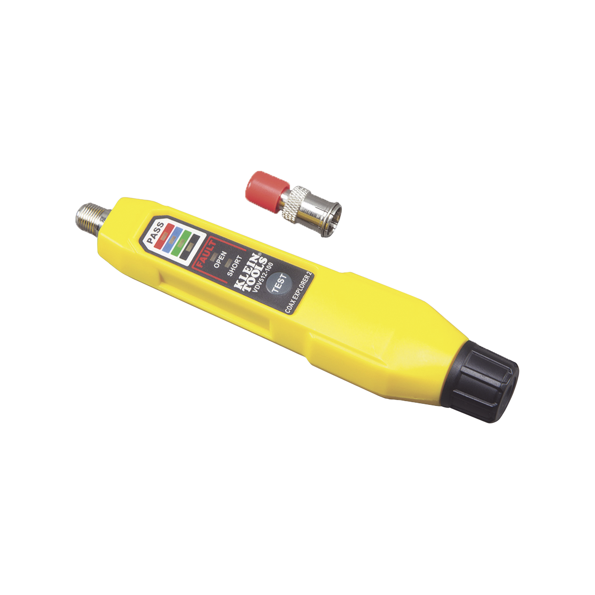 Probador que Prueba y Mapea Cables Coaxiales RG59, RG6/6Q, RG7 y RG11. KLEIN TOOLS VDV-512-100