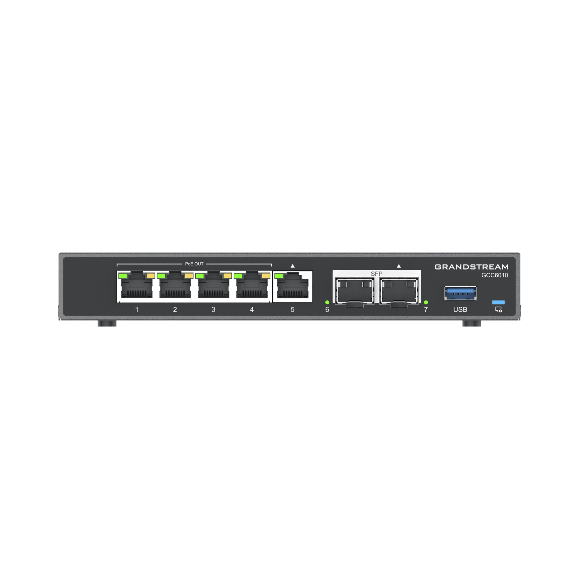 4 en 1: Firewall Nueva Generación, Router, IP PBX (24 usuarios GRANDSTREAM GCC6010