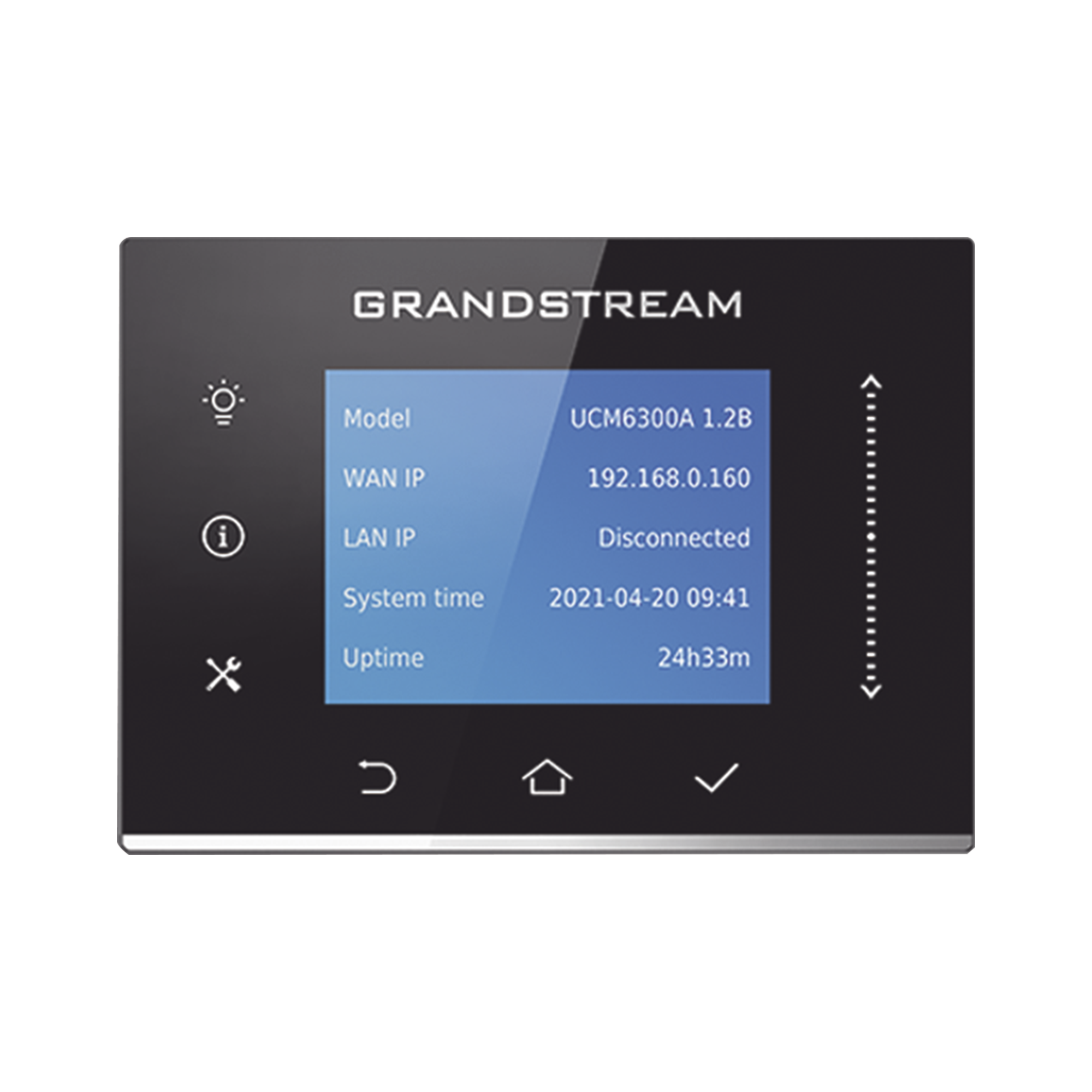 Conmutador IP-PBX 250 usuarios, hasta 50 llamadas simultaneas, solución para PyMEs GRANDSTREAM UCM6300A
