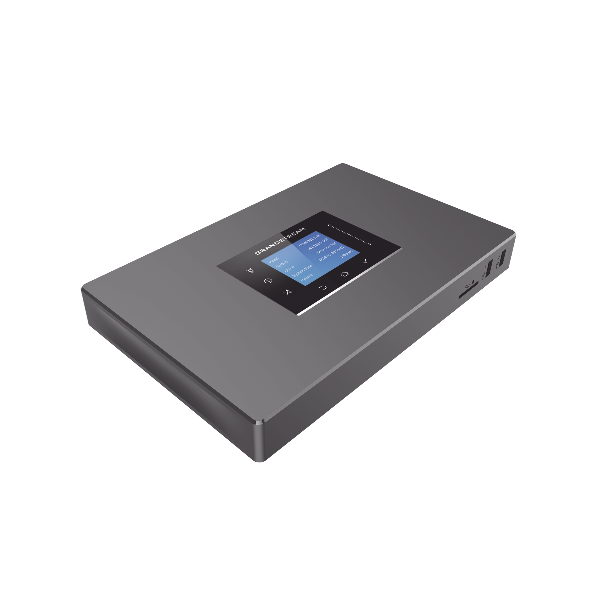 Conmutador IP-PBX para hasta 1000 usuarios y 150 llamadas simultaneas, 2FXO, 2FXS, para solución de comunicaciones unificadas GRANDSTREAM UCM6302