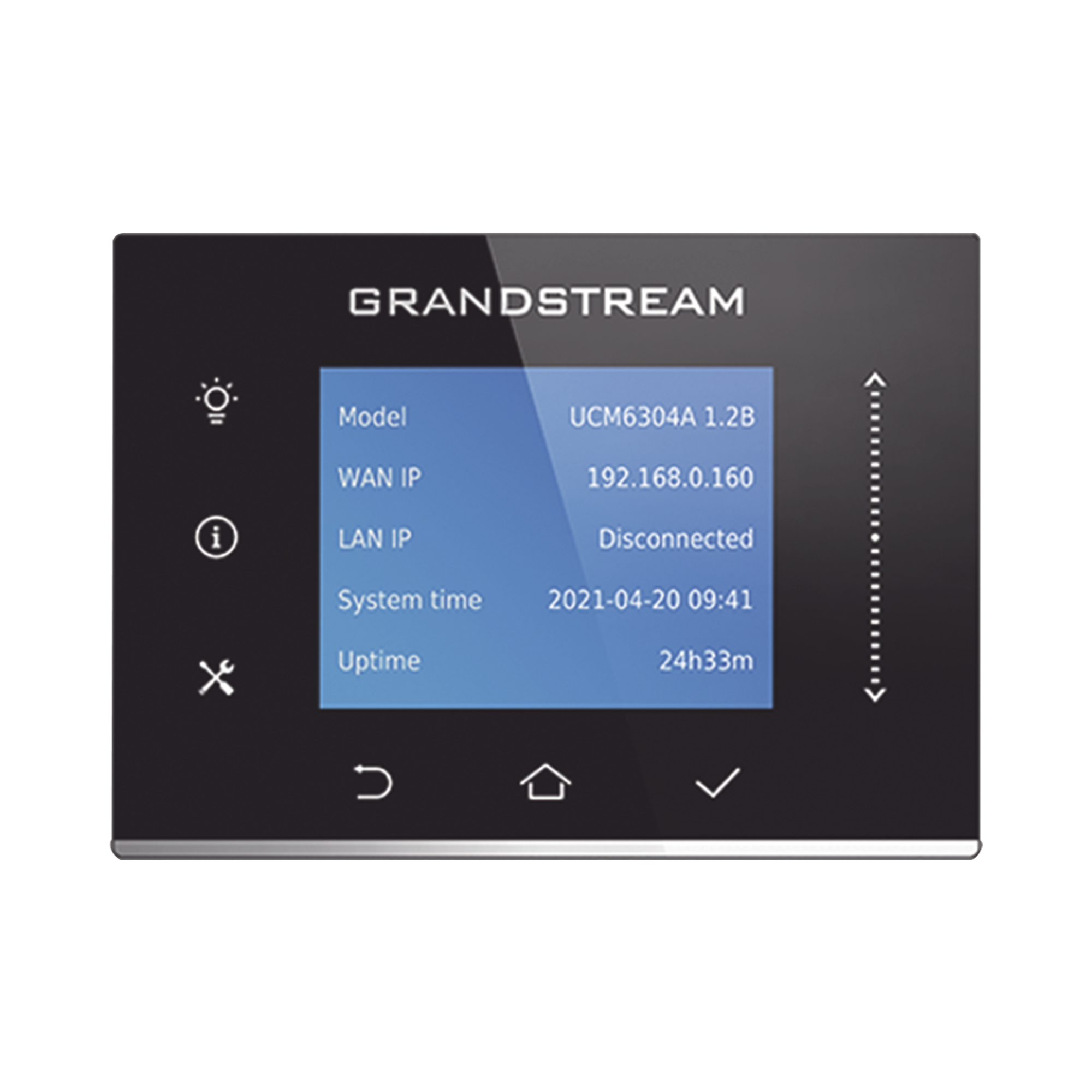 Conmutador IP-PBX para hasta 1000 usuarios y 150 llamadas simultaneas, 4FXO, 4FXS, solución para PyMEs GRANDSTREAM UCM6304A