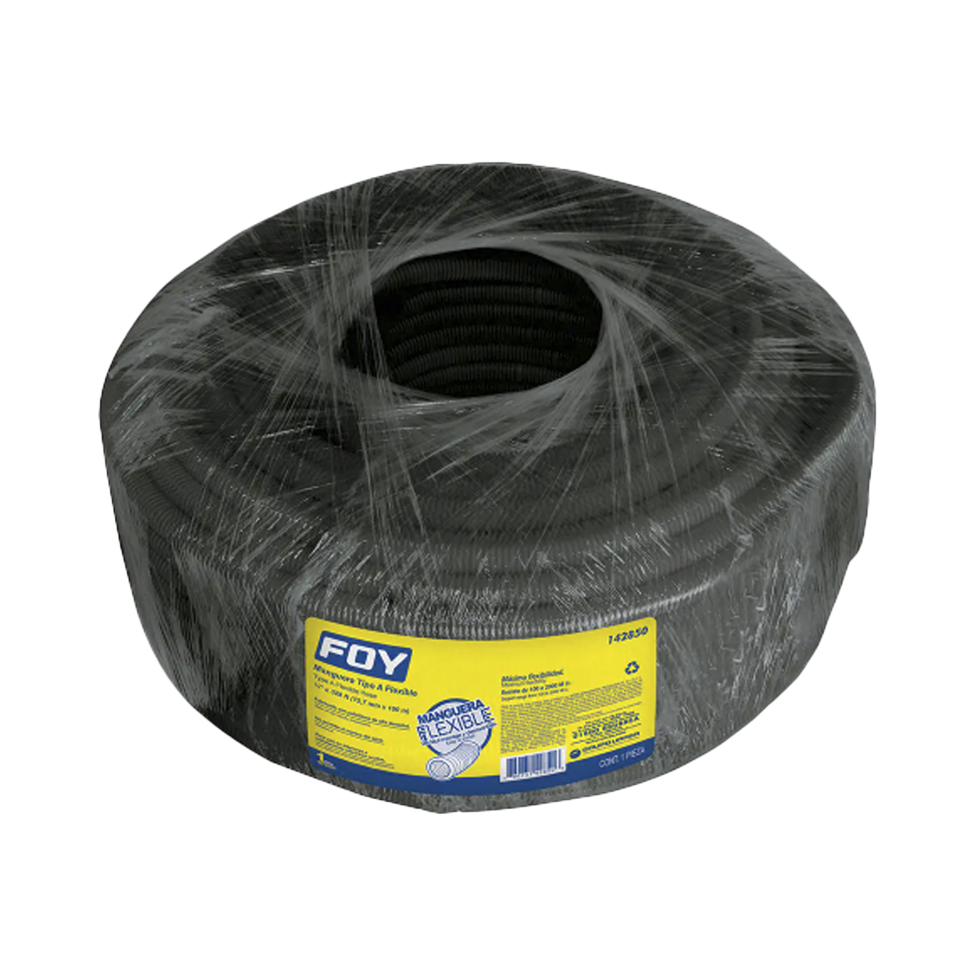Manguera flexible para cables 1/2" x 100 m /Polietileno Alta Densidad HDPE/ Sin guía /Para uso en interiores. SURTEK SYS-142850