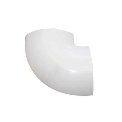 Sección en "L" color blanco de PVC auto extinguible, para canaleta DMC4FT (9430-02001) THORSMAN DMC-4FT-L