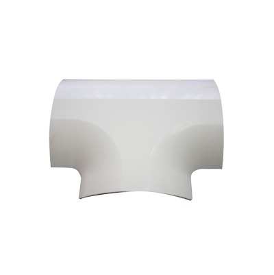 Sección en "T" color blanco de PVC auto extinguible para canaleta DMC4FT (9440-02001) THORSMAN DMC-4FT-T