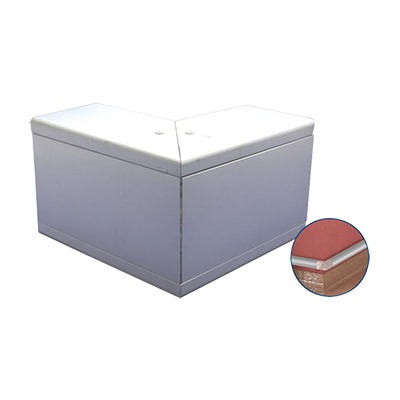 Esquinero exterior de aluminio, para canaleta INKA100 (8110-80001) THORSMAN INKA-100-EE