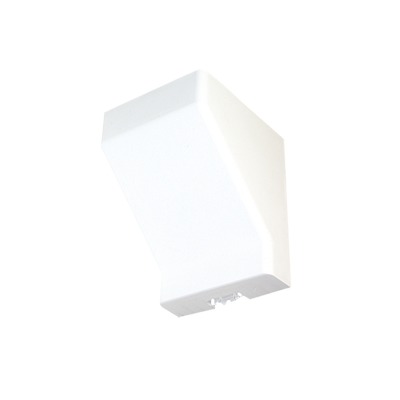 Derivación techo a canaleta color blanco de PVC auto extinguible, compatible con canaletas: PT48, TMK1735, TMK1735SD, TMK1020, THORSMAN P-DEV