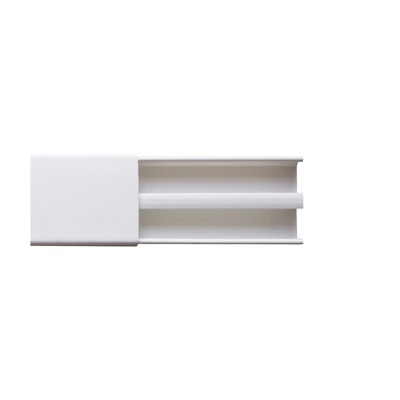 Canaleta blanca dos vías, de PVC auto extinguible, 48 x 16 x tramo 2.5m (6101-01250) THORSMAN PT-48