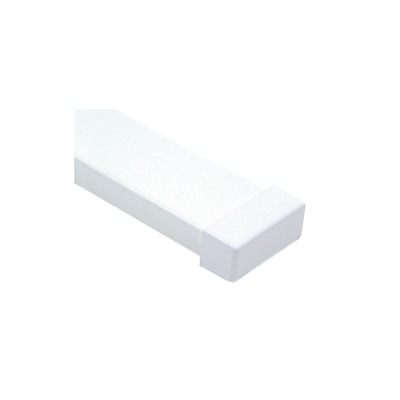 Tapa final blanca de PVC auto extinguible, para canaleta PT48 (6190-01002) THORSMAN PT-48-F