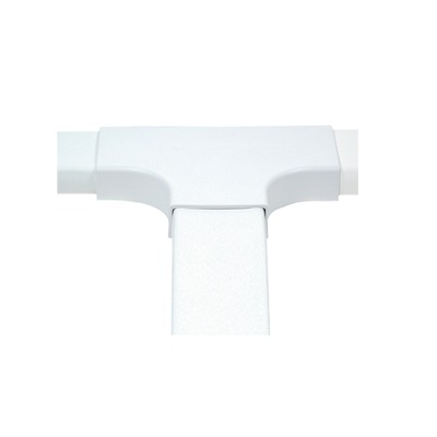 Sección en "T" color blanco de PVC auto extinguible, para canaleta PT48 (6140-01002) THORSMAN PT-48-T