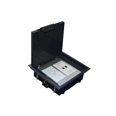 Caja de Piso para Dos M?dulos Universales (Socket M2), para Alimentaci?n El?ctrica y Redes de Datos (11000-33401) No Incluye THORSMAN TH-CP-2M
