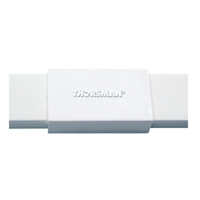 Pieza de unión color blanco de PVC auto extinguible, para canaletas TMK1020, TMK1020SD, TMK1020CD (5180-02001) THORSMAN TMK-1020-U