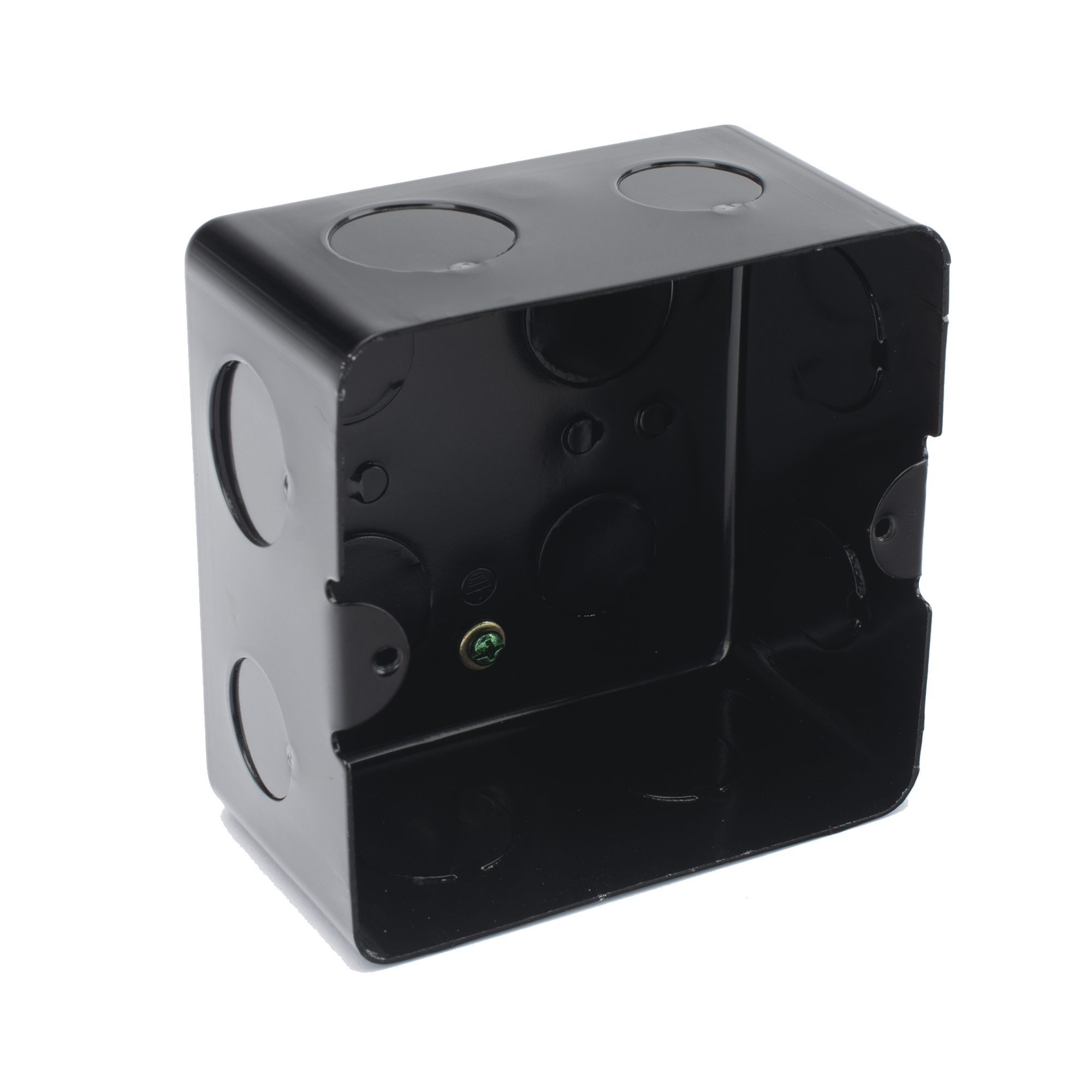 Caja de Registro de Acero Galvanizado, 10x10 cm (3.94x3.94 Pulgadas), Color Negro (11000-00000) THORSMAN TMK10X10