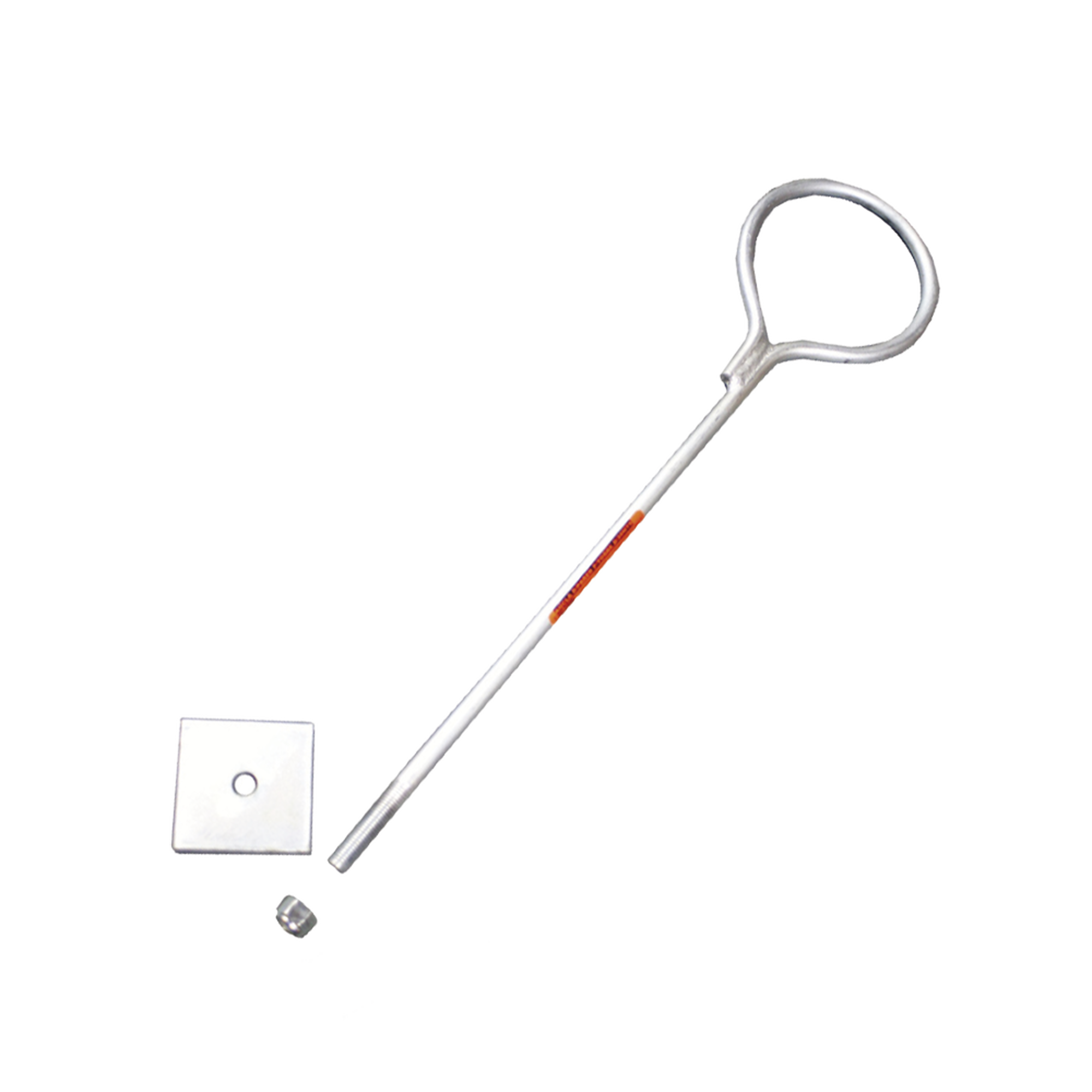 Ancla de Losa o Pared de 75 cm. de 12 cm diámetro de argolla Galvanizada por Inmersión en Caliente. SYSCOM TOWERS SAR-45G