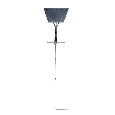 Ancla tipo Paleta con Redondo 3/4", placa de 1/2", 195 cm de Largo, Galvanizado por Inmersión en Caliente. SYSCOM TOWERS SAZ-60G