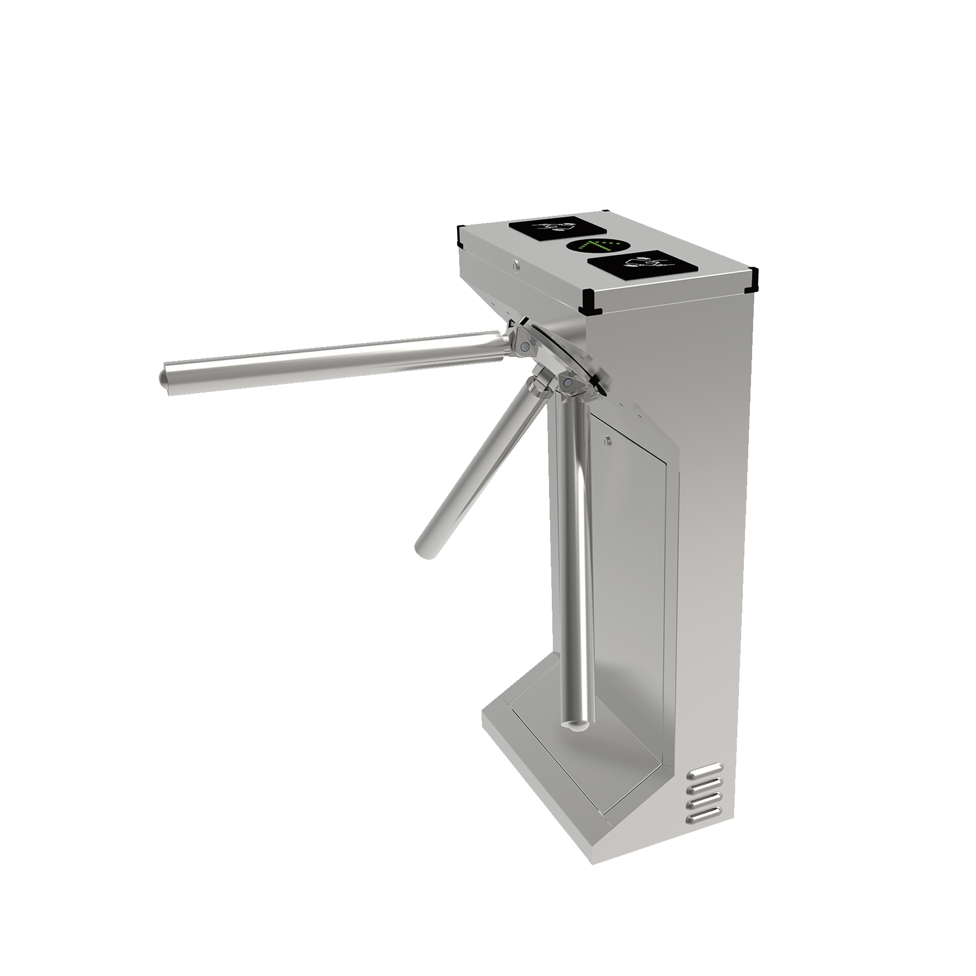 Torniquete Industrial en Acero Inoxidable, Bidireccional, USO RUDO, Espacio para Lectora de Proximidad ACCESSPRO AP-1000-HD