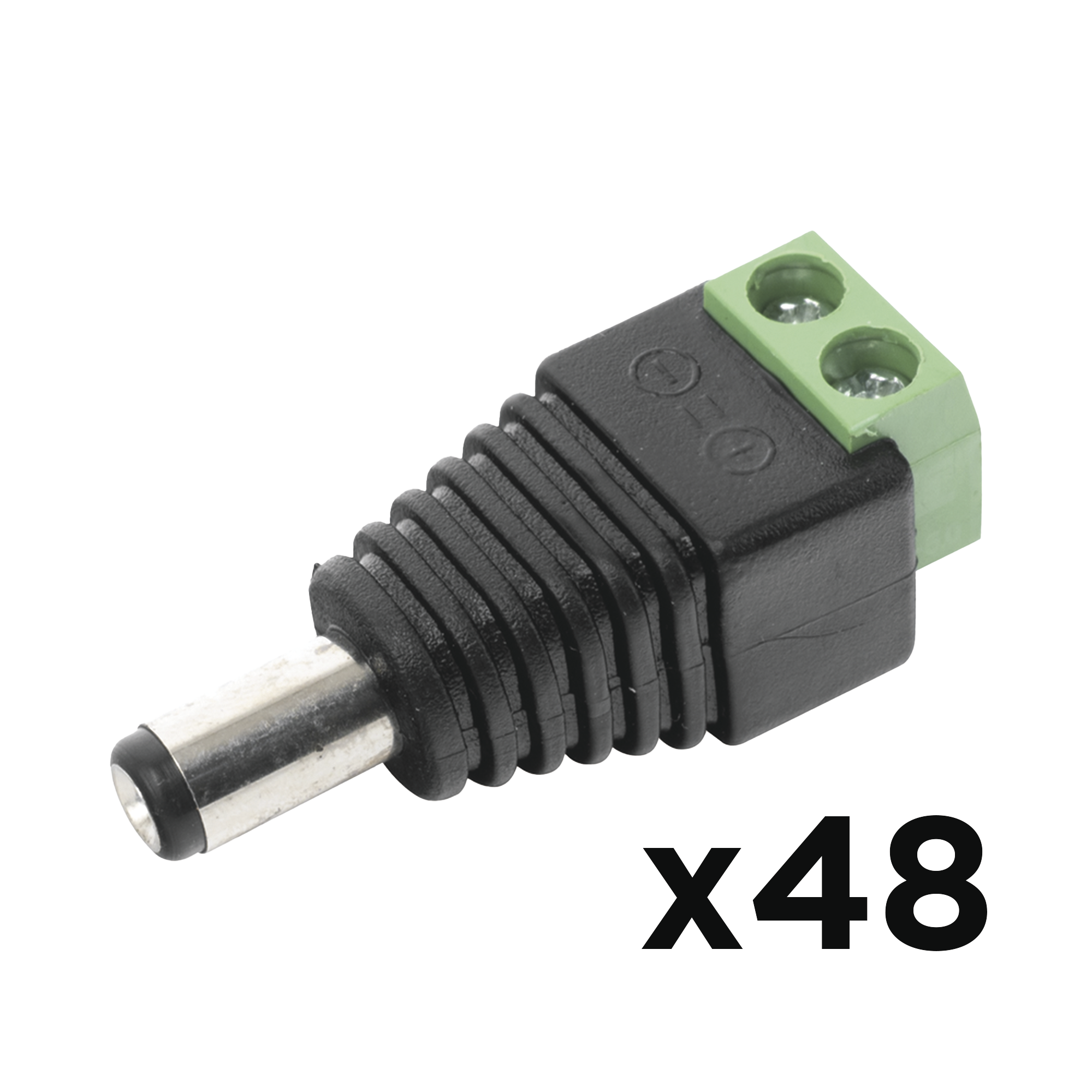 KIT DE 48 CONECTORES MACHO JR52 PARA ALIMENTACI?N A 12 Vcc EPCOM POWERLINE PAQ48JR52