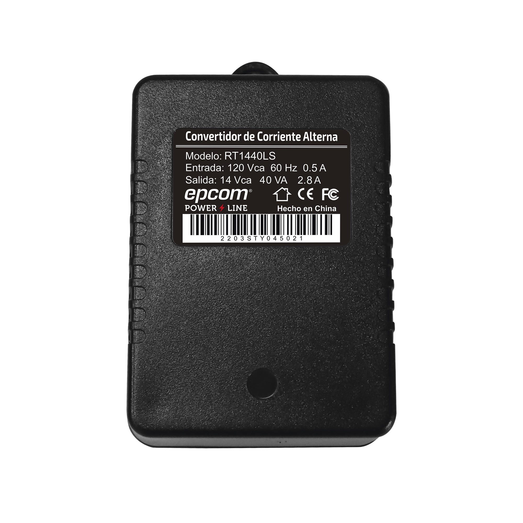Transformador reforzado de 14 vAC 40 va EPCOM POWERLINE RT1440LS