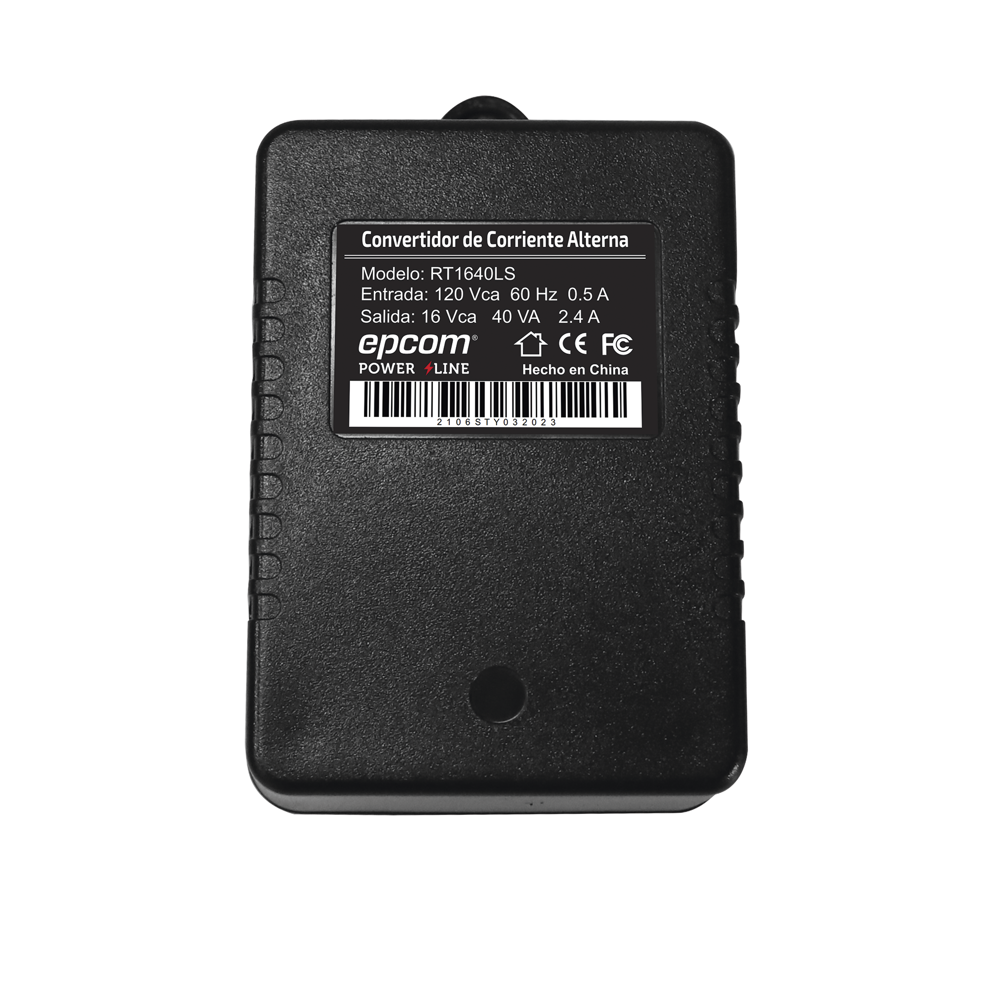 Transformador 16 Vca 40 VA EPCOM POWERLINE RT1640LS