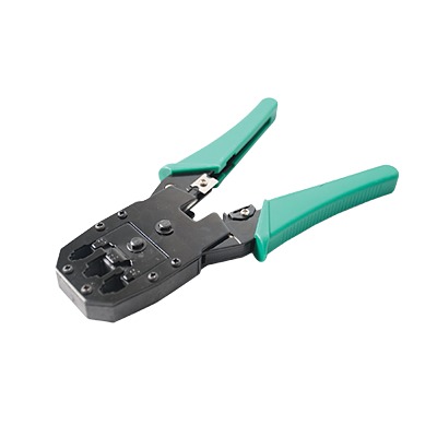 Pinzas para plegar (Ponchadoras) cables RJ11, RJ12, RJ45 telefónicos y cables de red Cat5e, Cat6, Cat6a y con Cavidades para EPCOM POWERLINE SYSRJ45CT