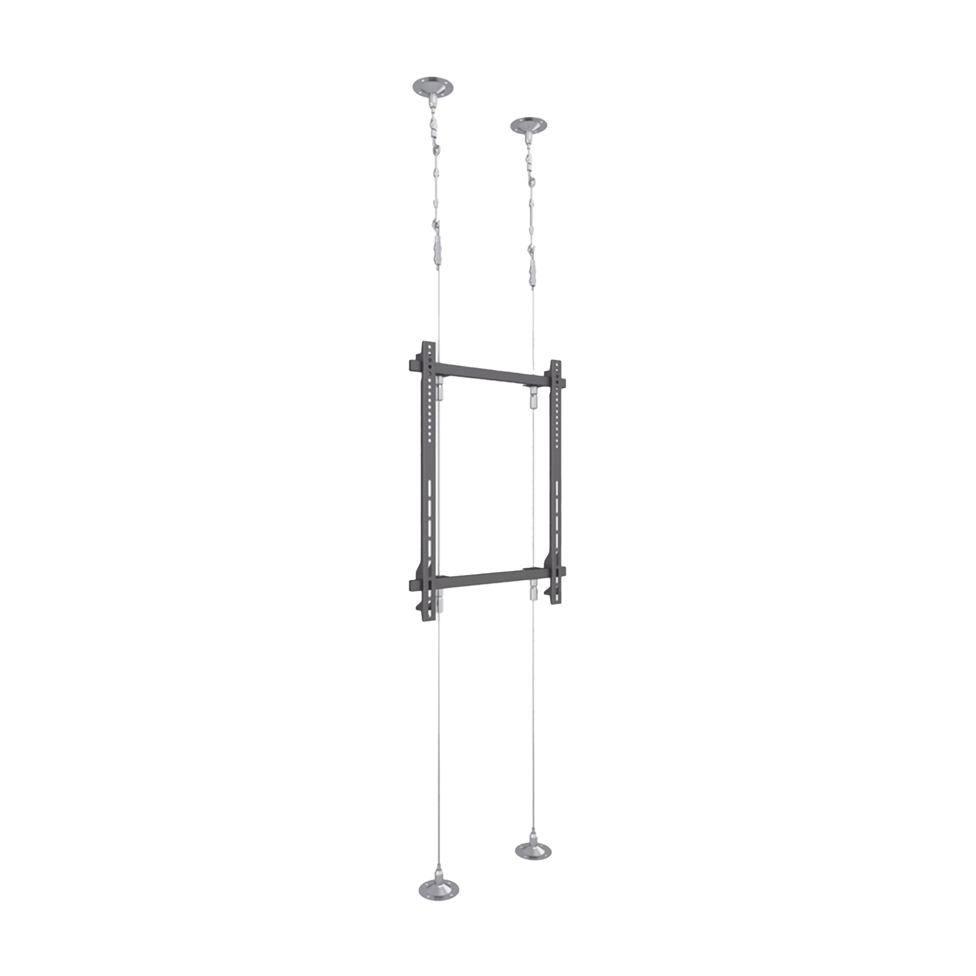 Montaje Cableado de Acero| Suelo a Techo| Capacidad Máx. de Carga 30kg| Para Pantallas de 32" ~ 75"| VESA 400 x 600 EPCOM INDUSTRIAL EMWS1U