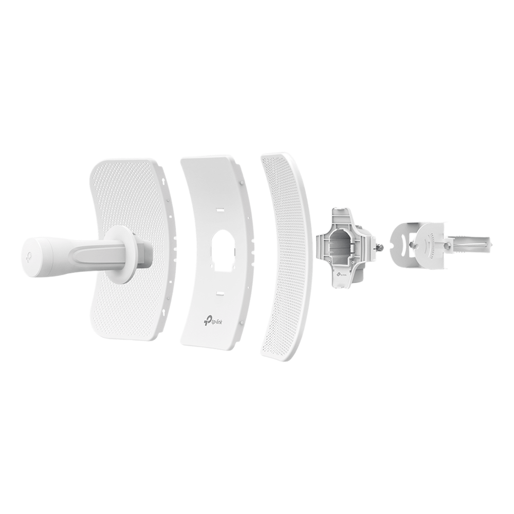 CPE de Exterior de 5 GHz a 300Mbps, Antena direccional de 23dBi, potencia de 27 dBm, PoE pasivo TP-LINK CPE610