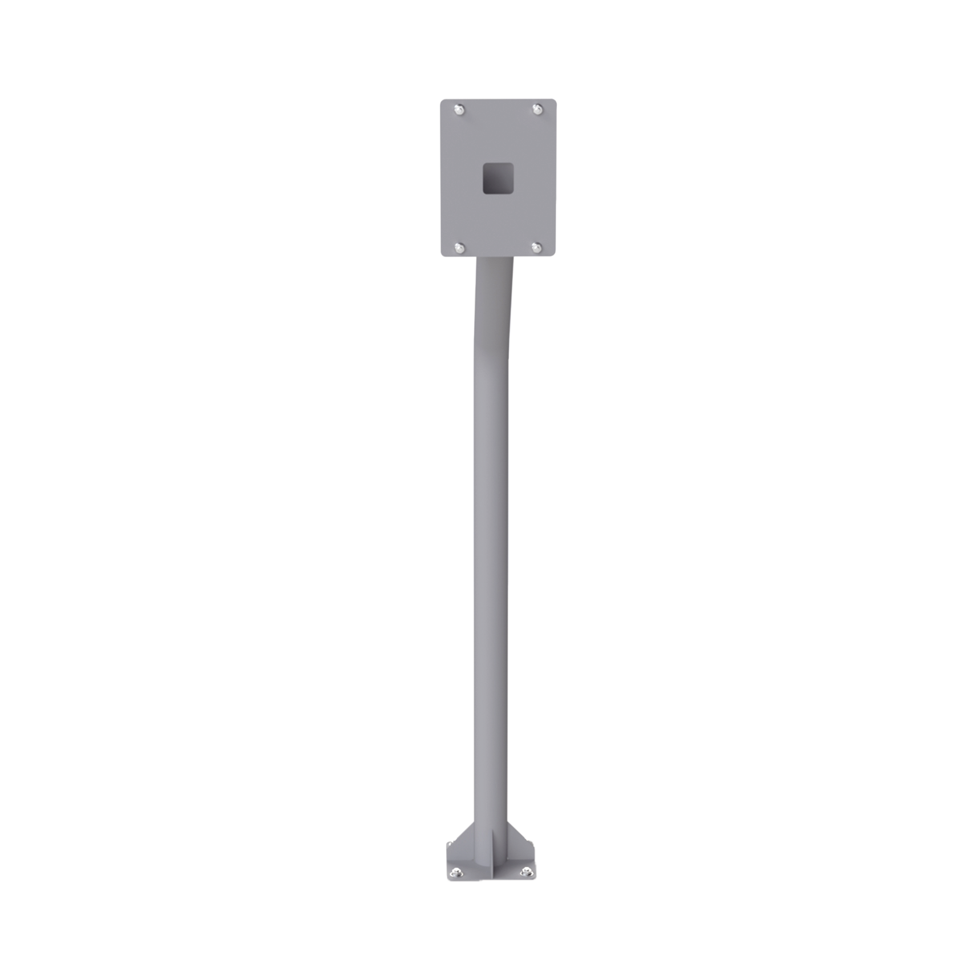 Base tipo tubular para instalación de cubierta BASEINT de videoporteros o interfones IP Fanvil y Grandstream, altura de 1.2 EPCOM INDUSTRIAL POSTE-INT