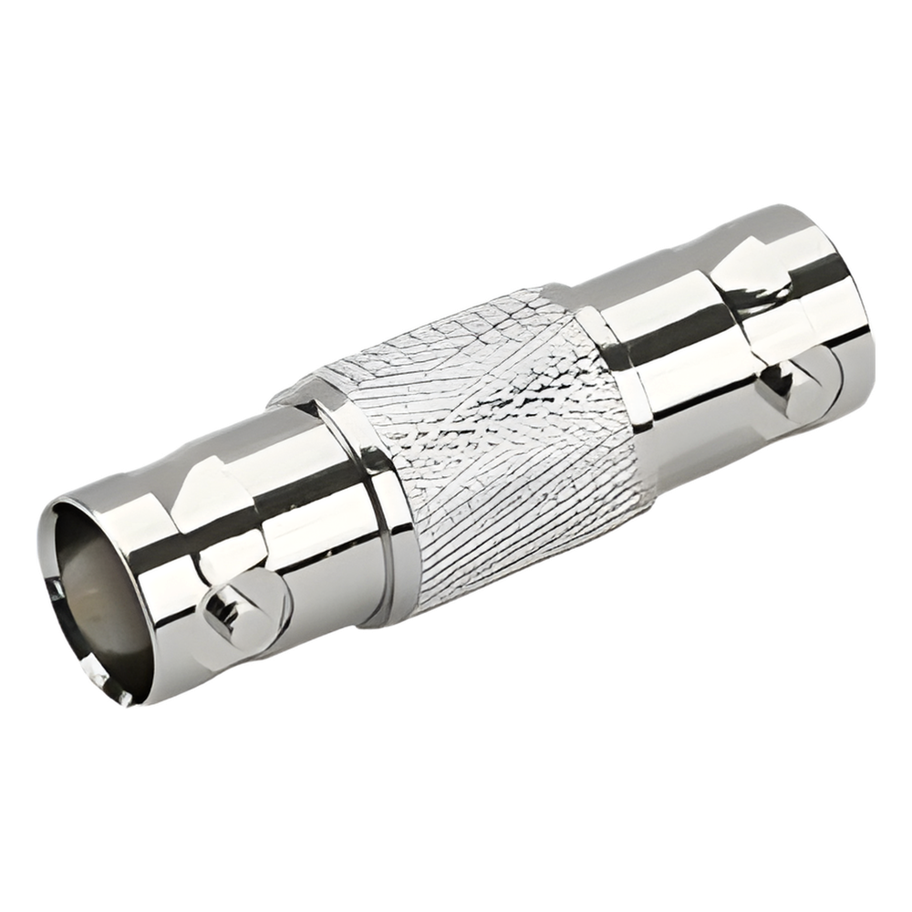 Adaptador Tipo Barril para 75 Ohm, de Conector BNC Hembra a BNC Hembra, Níquel/ Oro/ Teflón. EPCOM TITANIUM TT-RG-09