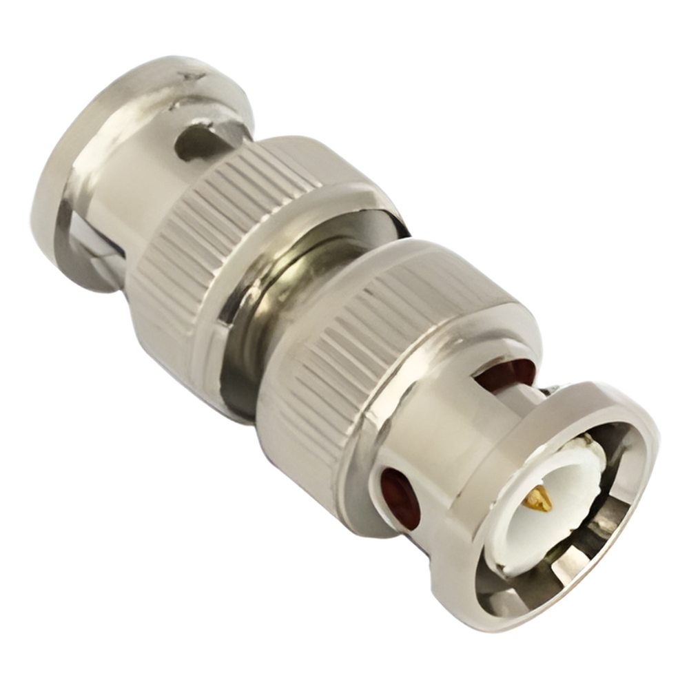 Adaptador tipo barril para 75 Ohm, de conector BNC macho a BNC macho, Níquel/ Oro/ Teflón. EPCOM TITANIUM TT-RG-13