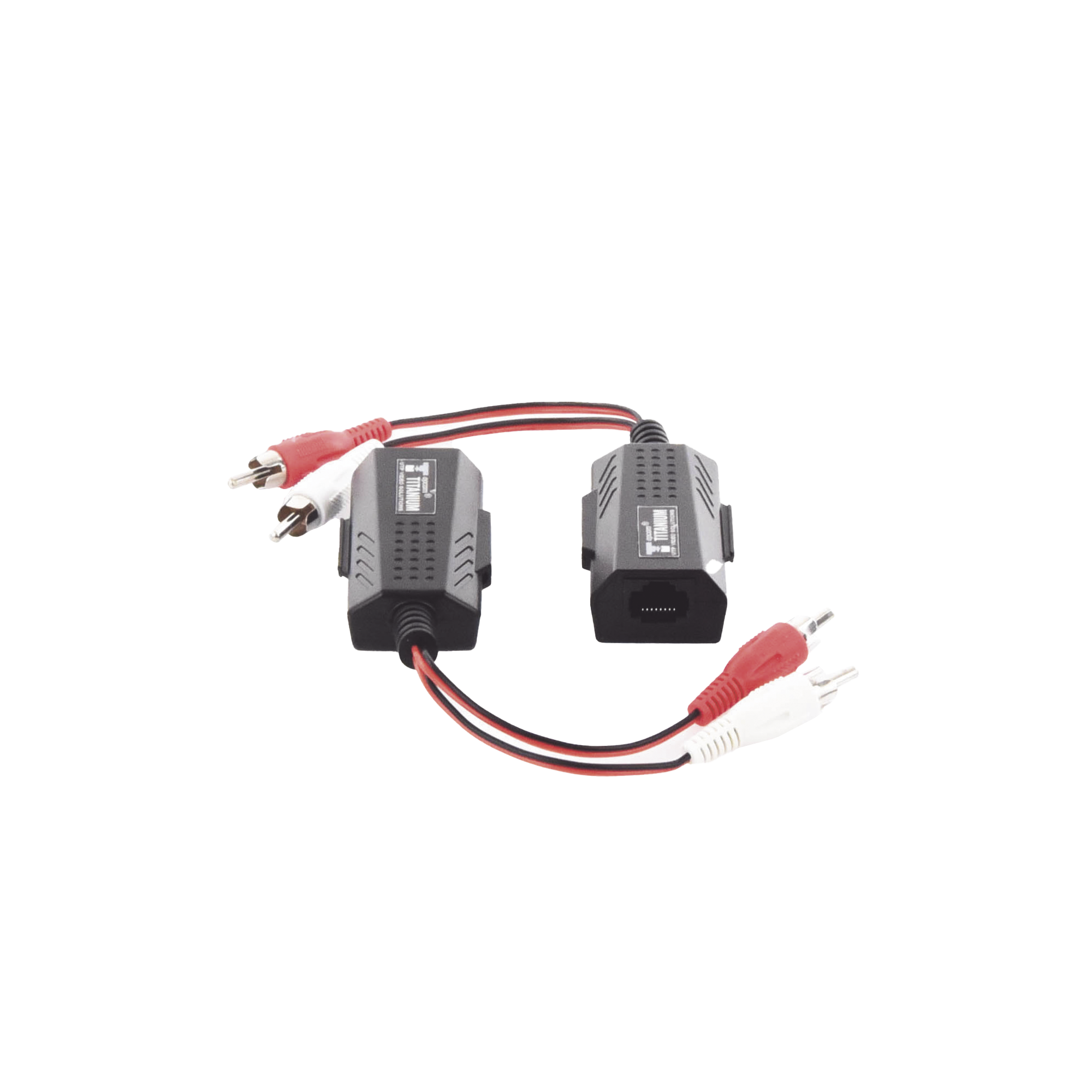 Balun Extensor de Audio Analogo Estereo RCA a RJ45 EPCOM TITANIUM TT2001A