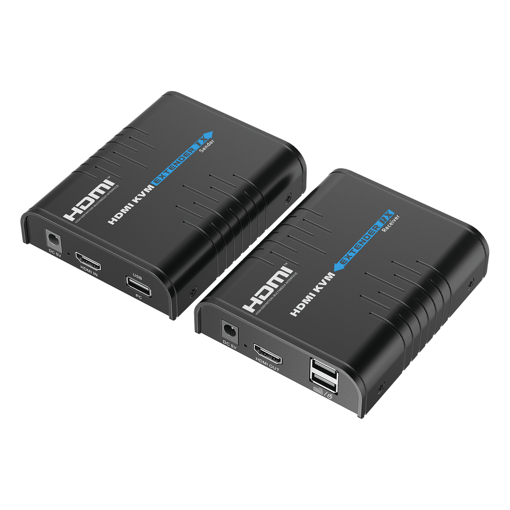 Kit extensor KVM (HDMI y USB) hasta 120 metros EPCOM TITANIUM TT373KVM4.0