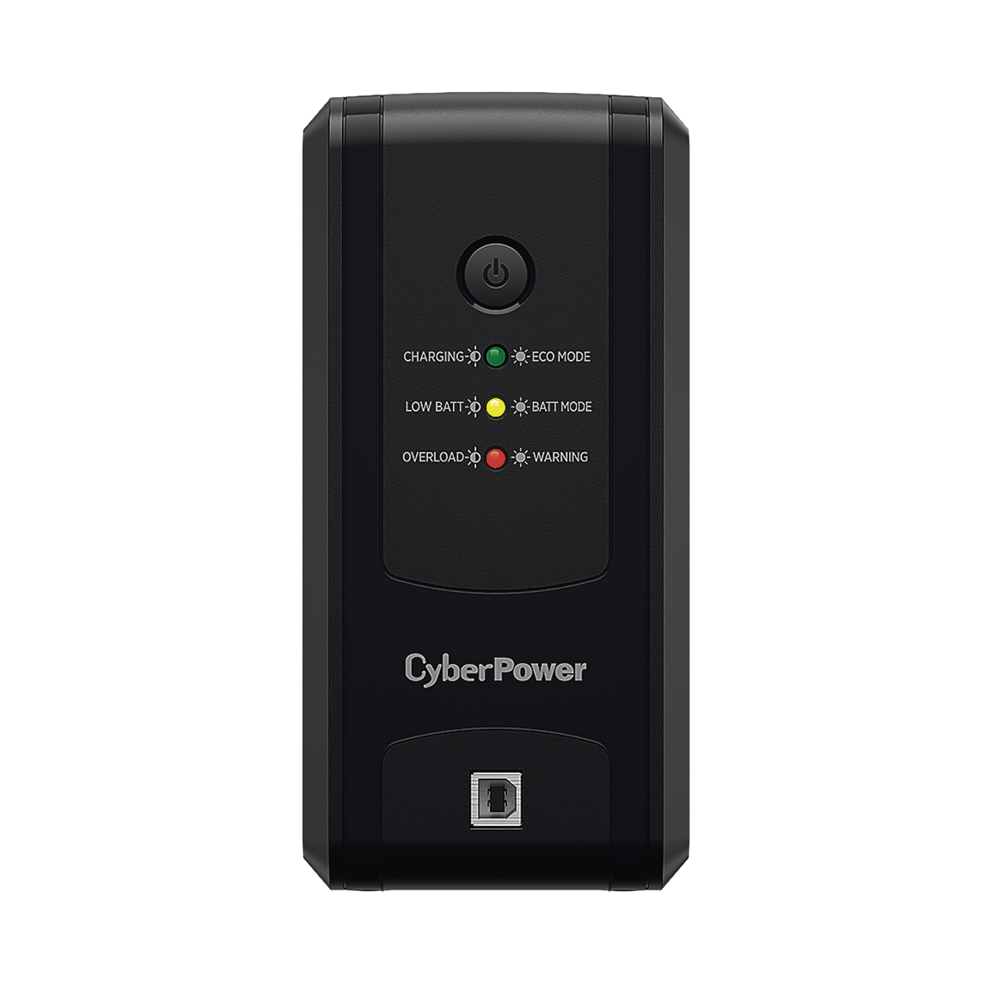 UPS de 1000 VA/500 W, Topología Línea Interactiva, Entrada 120 Vca NEMA 5-15P, y 8 Salidas NEMA 5-15R, Puerto USB, Con CYBERPOWER UT-1000GU