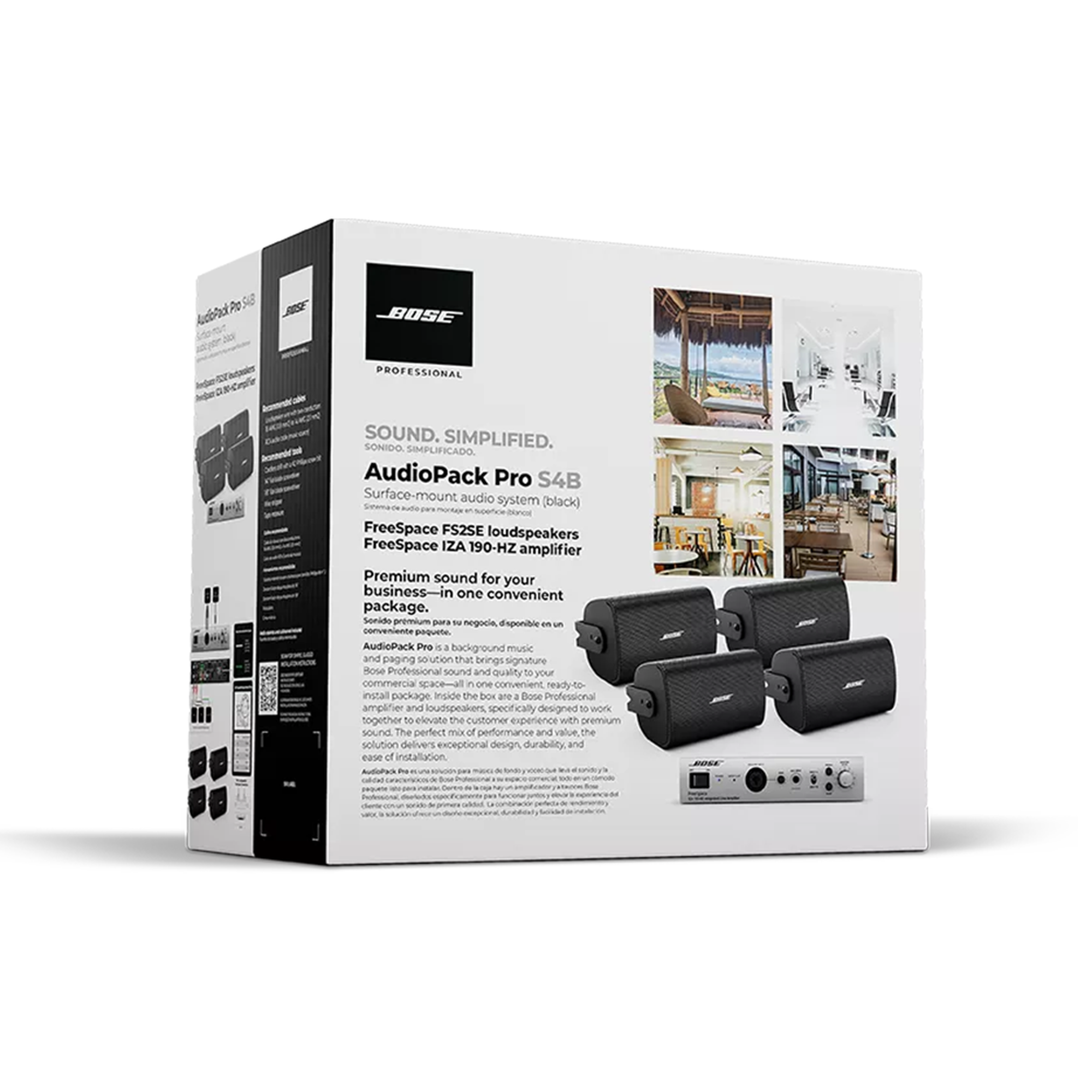 Kit de Audio Freespace BOSE PROFESSIONAL AUDIO-PACK-PRO-S4