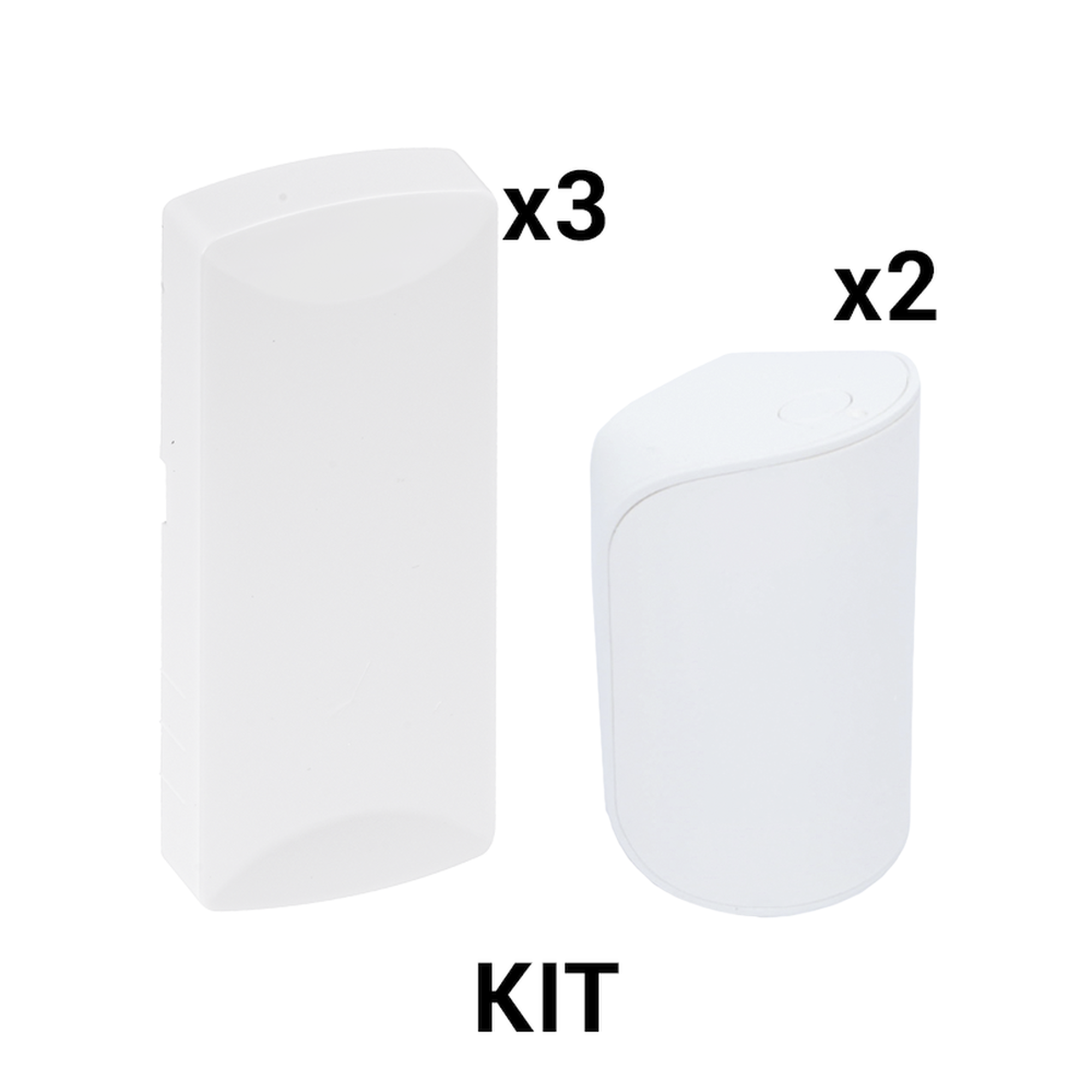 KIT Básico Sensores Inalámbricos - Incluye 3 Contactos Magnéticos y 2 PIR - Compatibles con DSC SFIRE KIT-RF-SFIRE-DSC-1