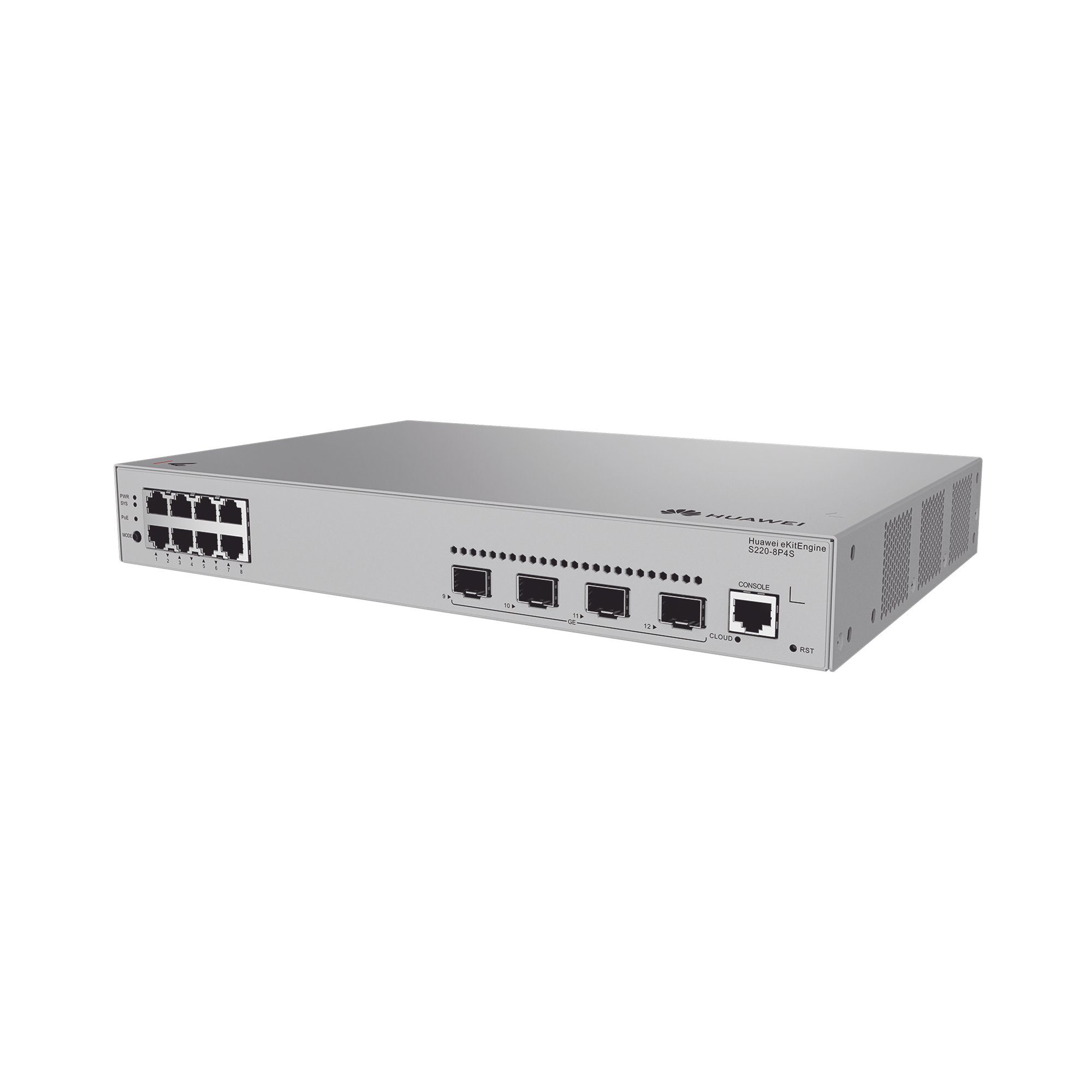Switch de acceso eKit Administrable HUAWEI S220-8P4S