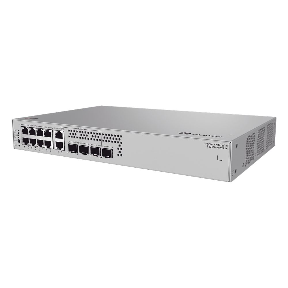 Switch de Acceso eKit Administrable HUAWEI S220S-10PN4JX