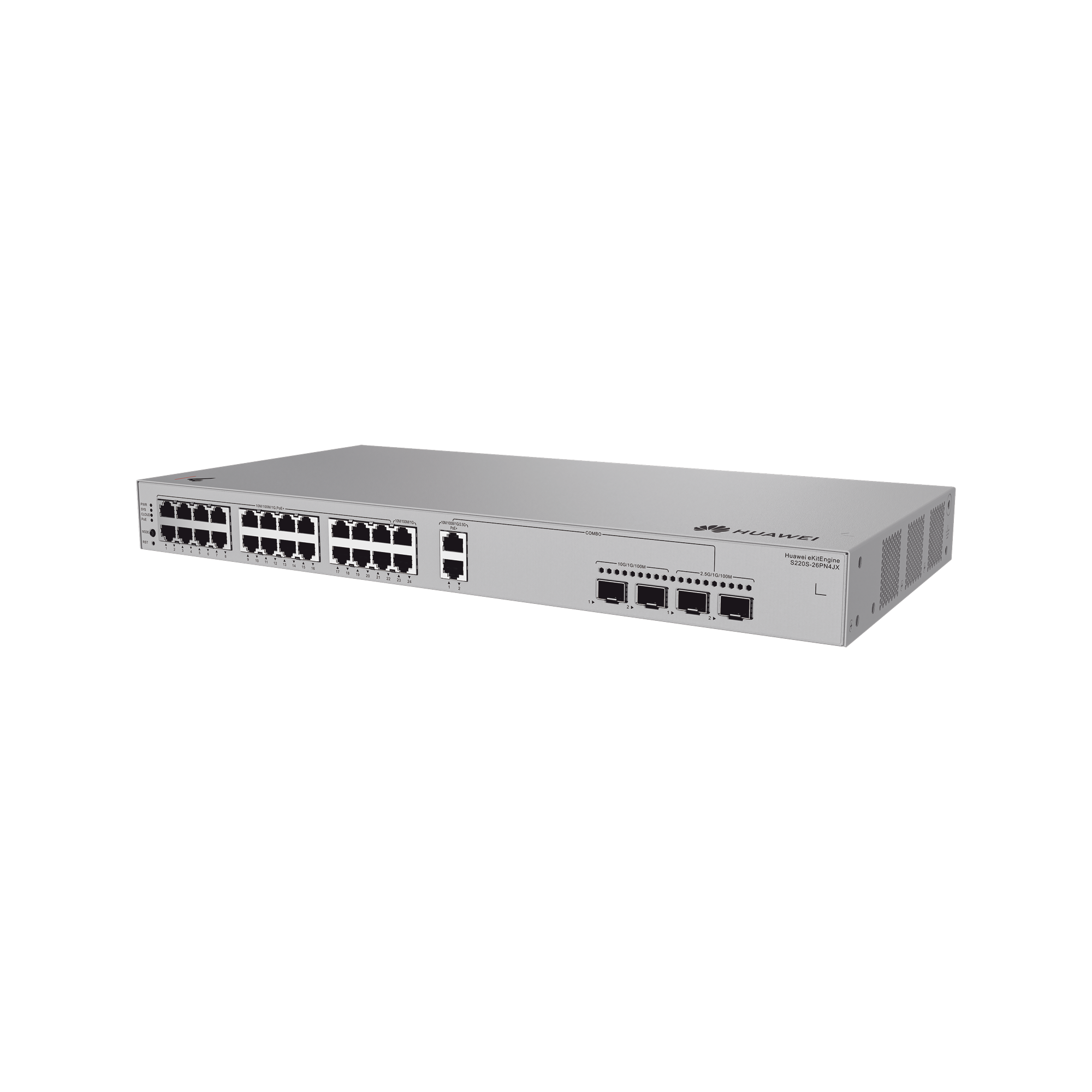 Switch de Acceso eKit Administrable HUAWEI S220S-26PN4JX
