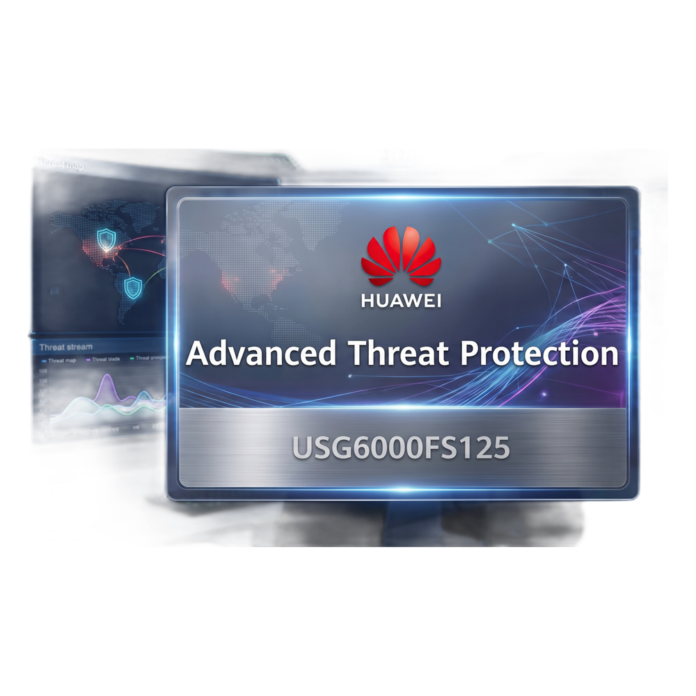 Licencia Advanced Threat Protection (Antivirus, IPS, y Filtrado por web/aplicación) para Firewall USG6000F-S125 por 1 año HUAWEI LIC-USG6KF-S125-ATP-1Y-OVS