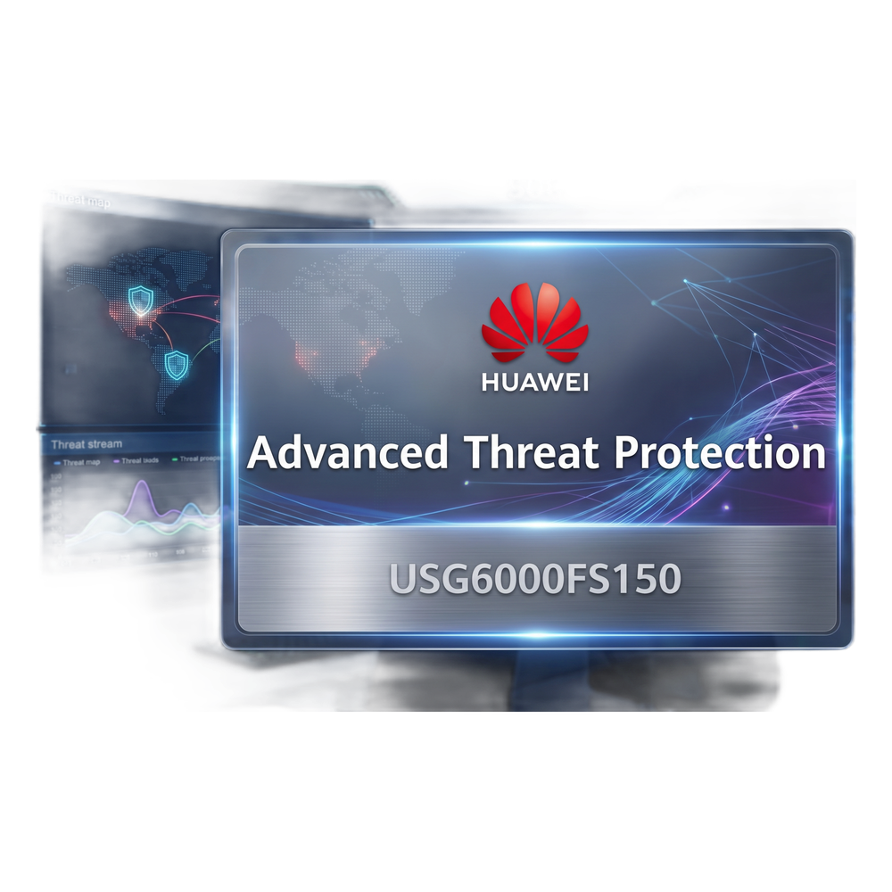 Licencia Advanced Threat Protection (Antivirus, IPS, y Filtrado por web/aplicación) para Firewall USG6000F-S150 por 1 año HUAWEI LIC-USG6KF-S150-ATP-1Y-OV