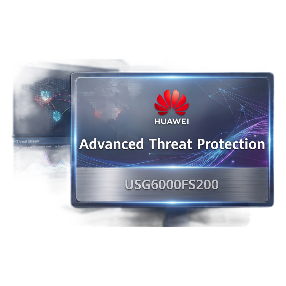 Licencia Advanced Threat Protection (Antivirus, IPS, y Filtrado por web/aplicación) para Firewall USG6000F-S200 por 1 año HUAWEI LIC-USG6KF-S200-ATP-1Y-OVS